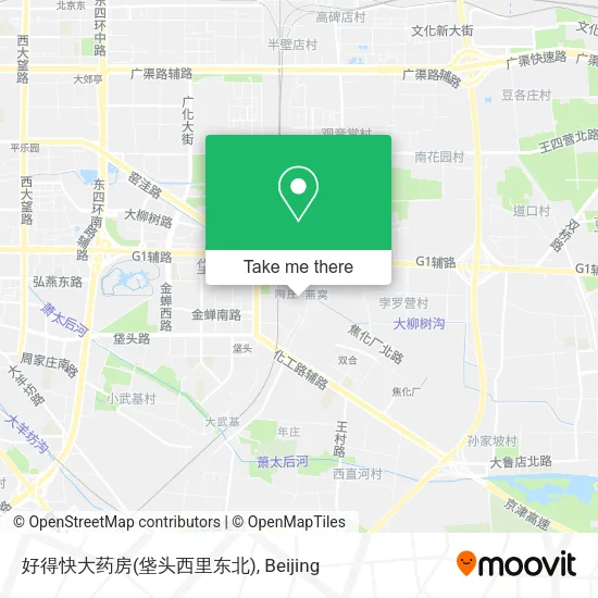 好得快大药房(垡头西里东北) map