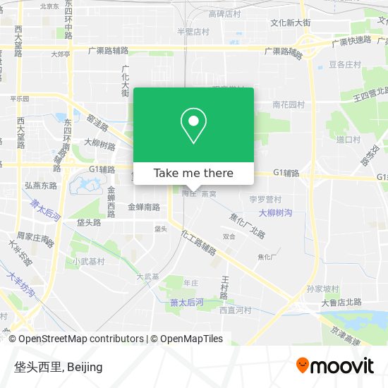 垡头西里 map