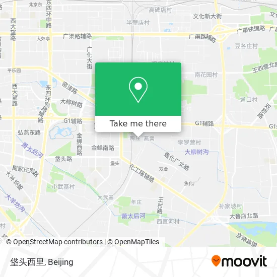 垡头西里 map