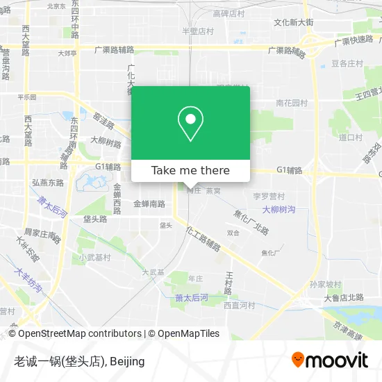 老诚一锅(垡头店) map