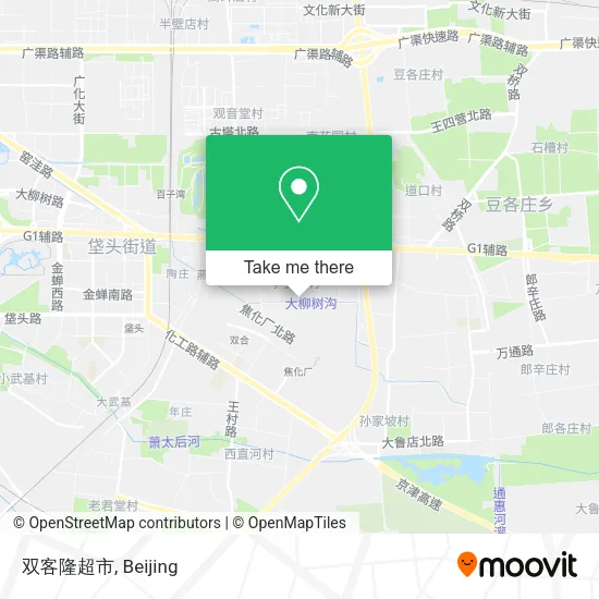 双客隆超市 map