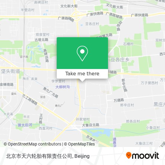 北京市天六轮胎有限责任公司 map