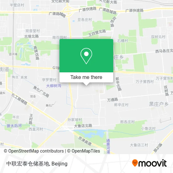 中联宏泰仓储基地 map