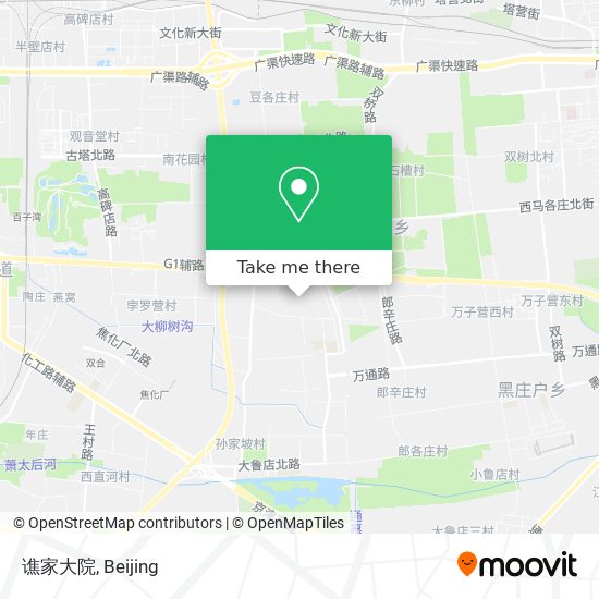 谯家大院 map
