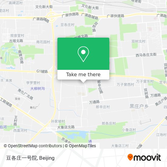豆各庄一号院 map