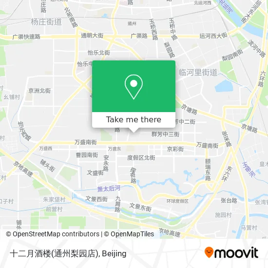 十二月酒楼(通州梨园店) map