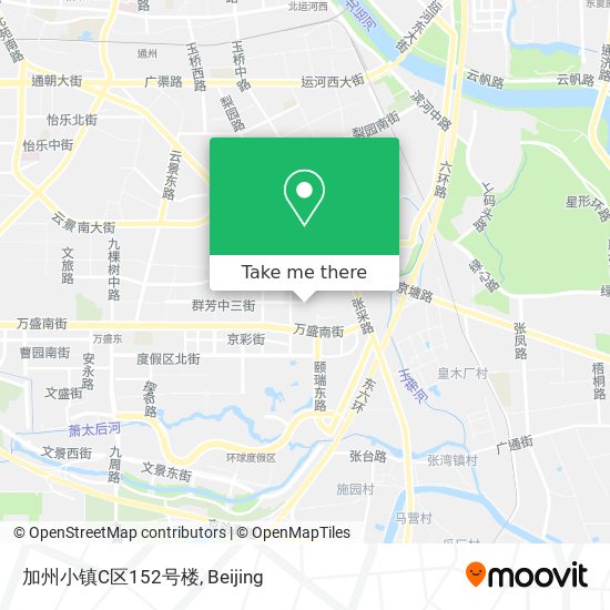 加州小镇C区152号楼 map