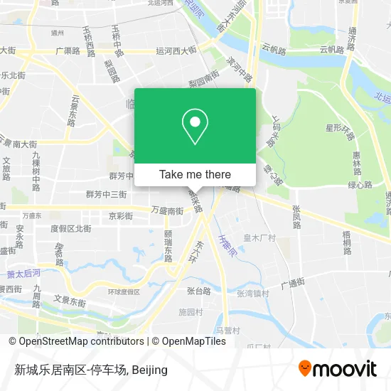 新城乐居南区-停车场 map