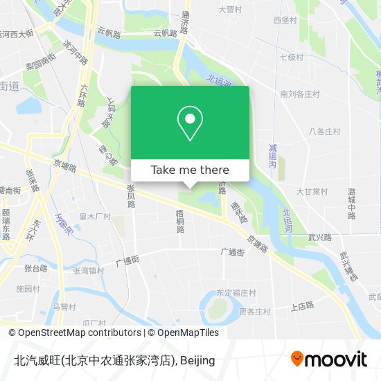 北汽威旺(北京中农通张家湾店) map