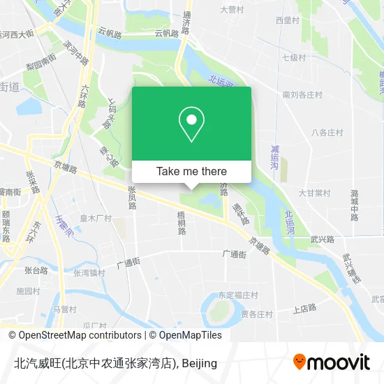 北汽威旺(北京中农通张家湾店) map