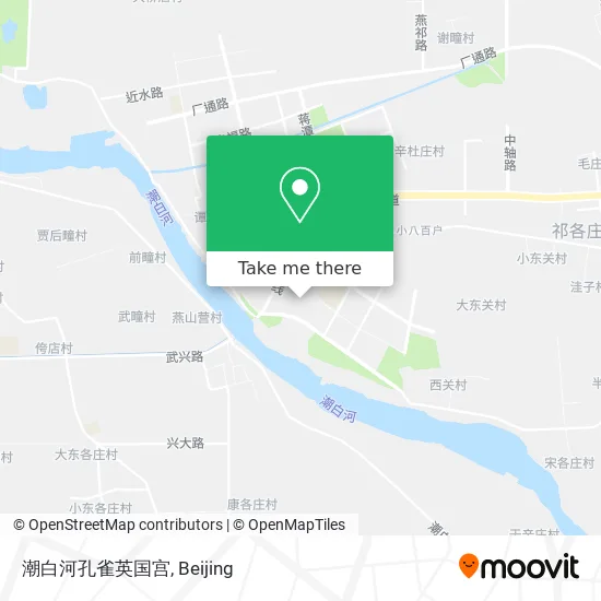 潮白河孔雀英国宫 map