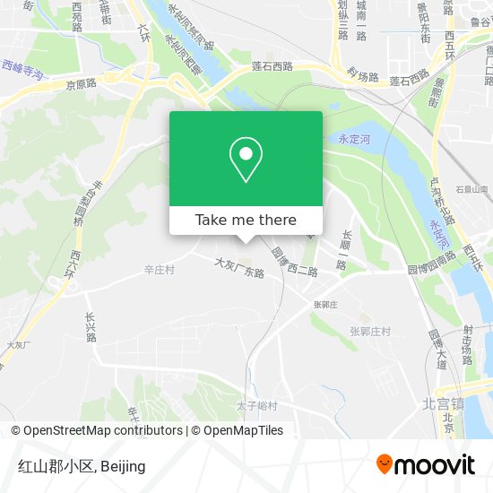 红山郡小区 map