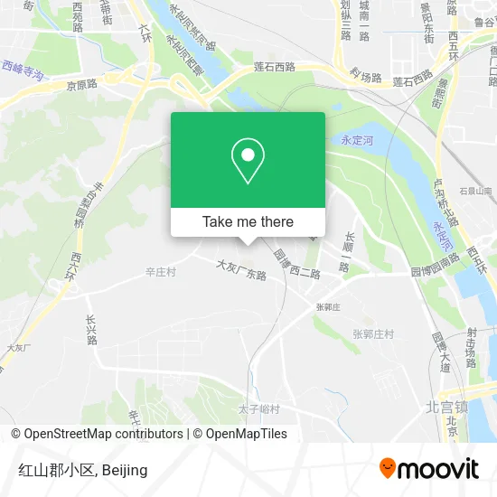 红山郡小区 map
