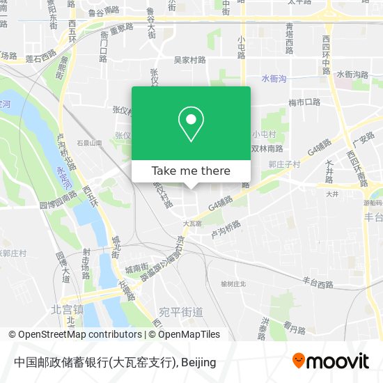 中国邮政储蓄银行(大瓦窑支行) map