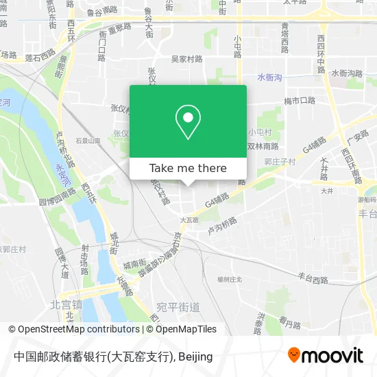 中国邮政储蓄银行(大瓦窑支行) map