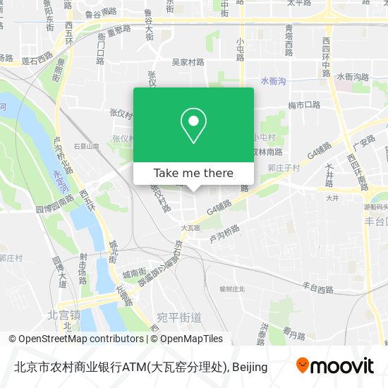 北京市农村商业银行ATM(大瓦窑分理处) map