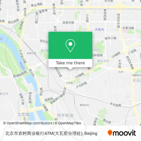 北京市农村商业银行ATM(大瓦窑分理处) map