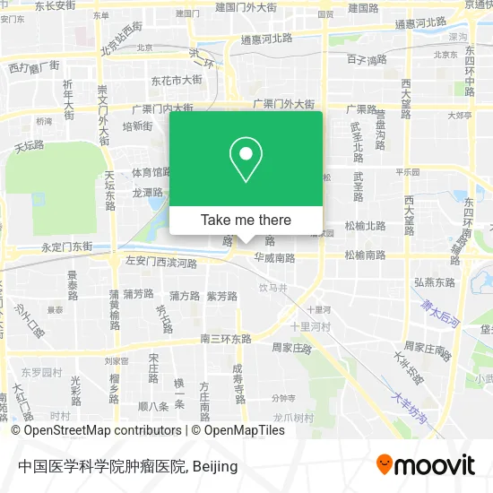 中国医学科学院肿瘤医院 map