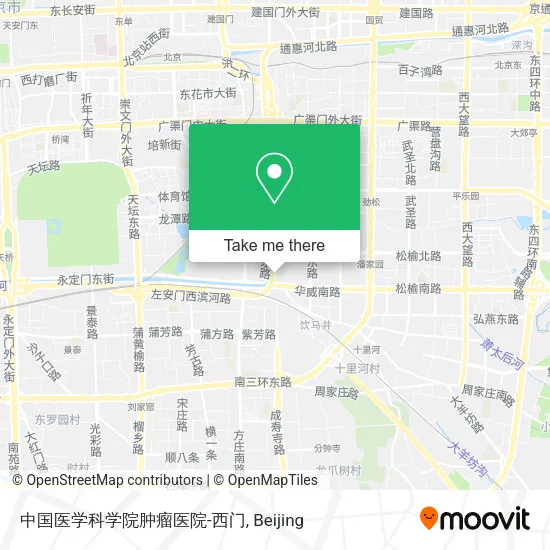 中国医学科学院肿瘤医院-西门 map