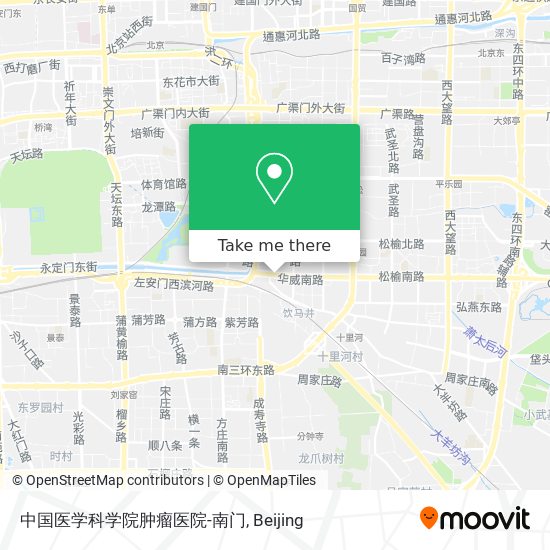 中国医学科学院肿瘤医院-南门 map