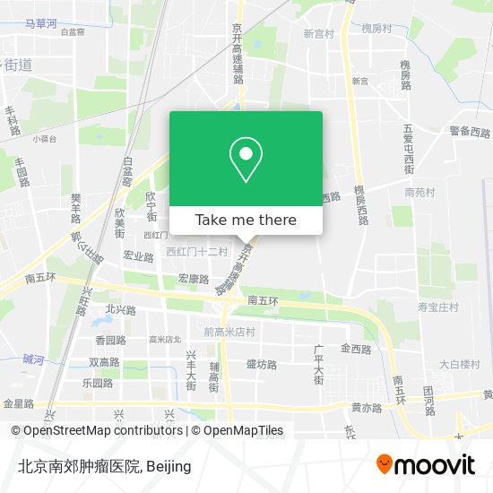 北京南郊肿瘤医院 map