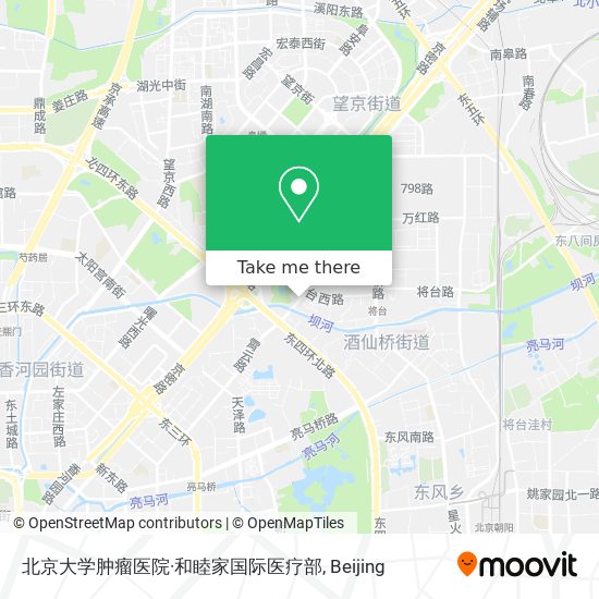 北京大学肿瘤医院·和睦家国际医疗部 map