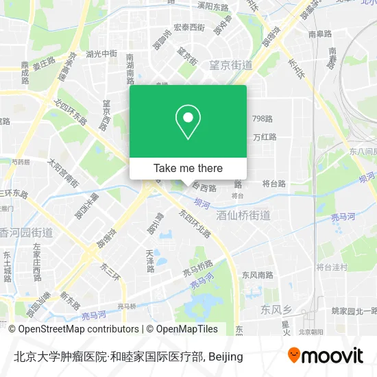 北京大学肿瘤医院·和睦家国际医疗部 map