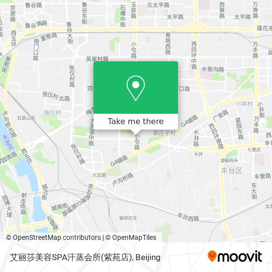 艾丽莎美容SPA汗蒸会所(紫苑店) map