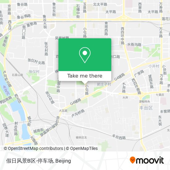 假日风景B区-停车场 map