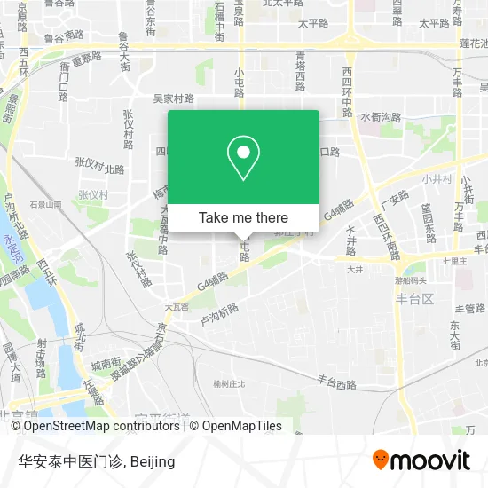 华安泰中医门诊 map
