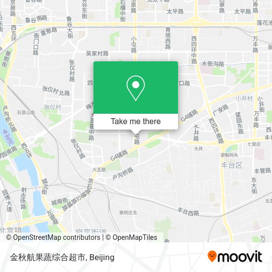 金秋航果蔬综合超市 map