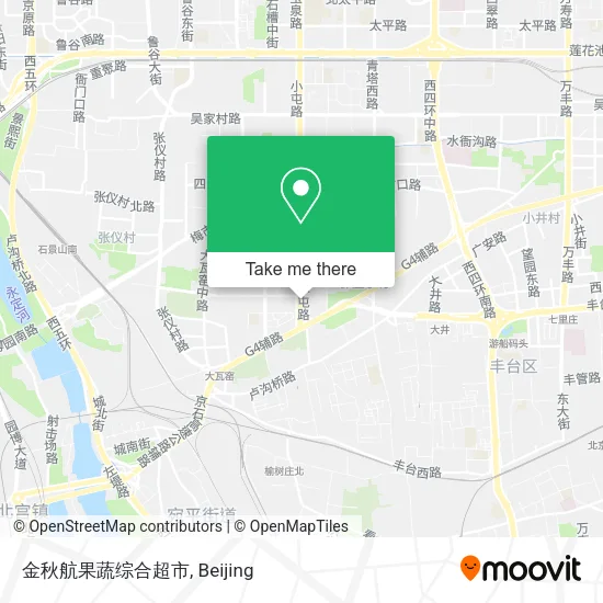 金秋航果蔬综合超市 map