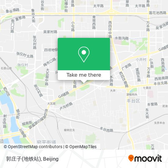 郭庄子(地铁站) map