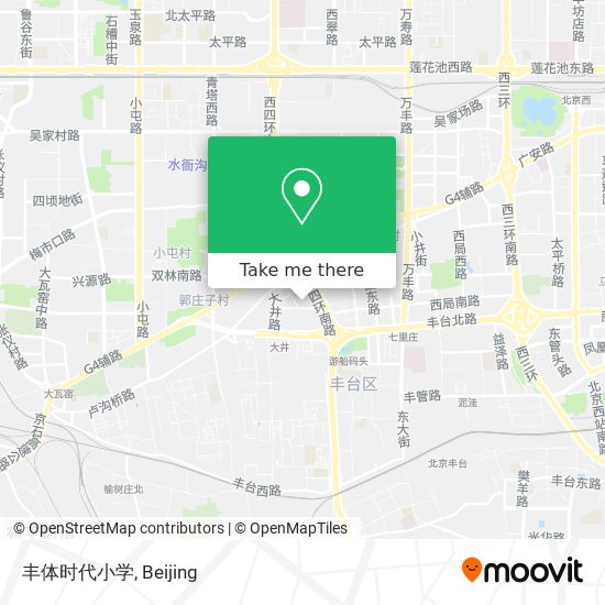 丰体时代小学 map
