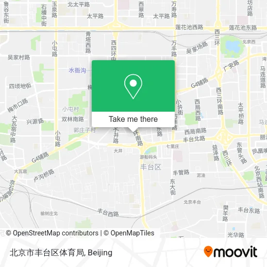 北京市丰台区体育局 map
