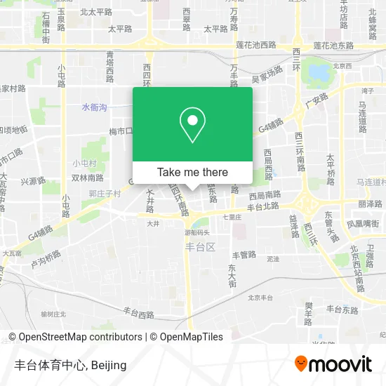 丰台体育中心 map