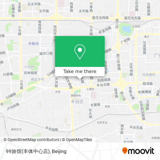 99旅馆(丰体中心店) map