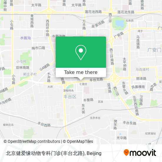 北京健爱缘动物专科门诊(丰台北路) map