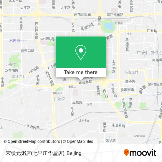宏状元粥店(七里庄华堂店) map