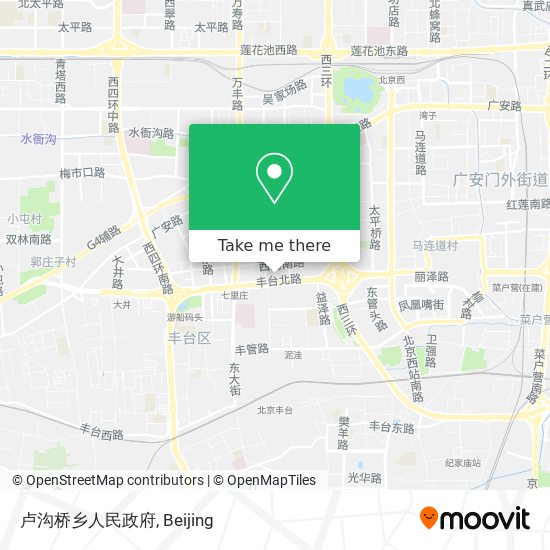 卢沟桥乡人民政府 map