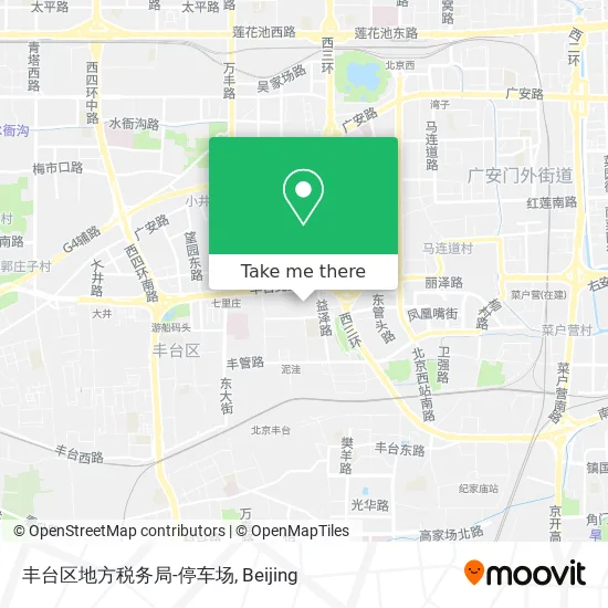 丰台区地方税务局-停车场 map