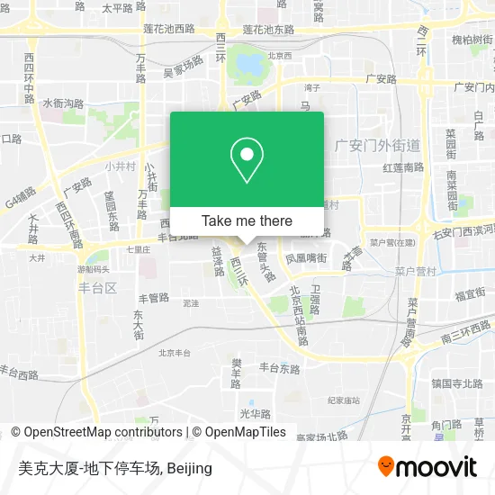 美克大厦-地下停车场 map