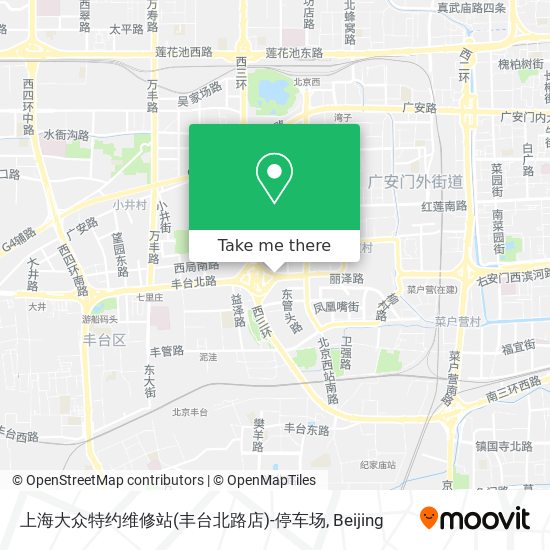 上海大众特约维修站(丰台北路店)-停车场 map