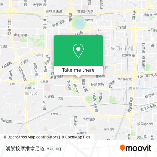 润景按摩推拿足道 map