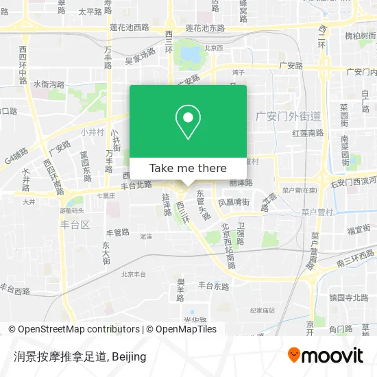 润景按摩推拿足道 map