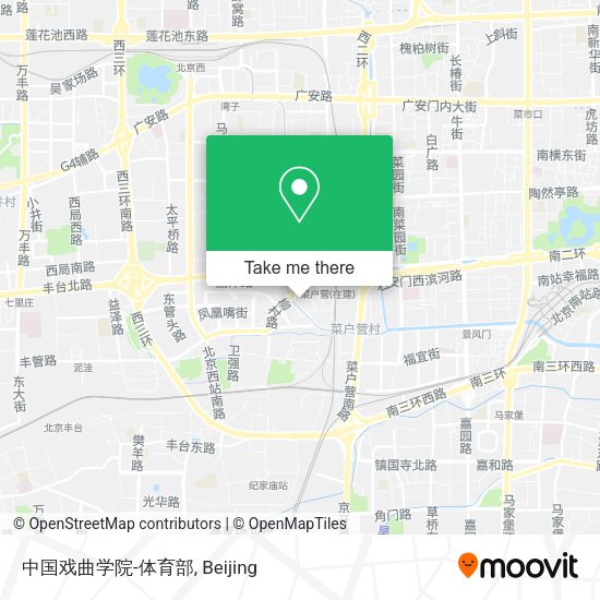 中国戏曲学院-体育部 map