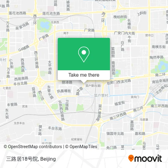 三路居18号院 map