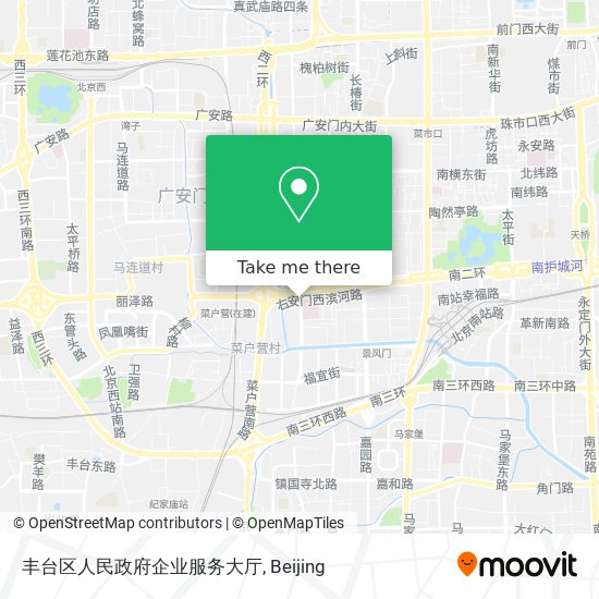 丰台区人民政府企业服务大厅 map
