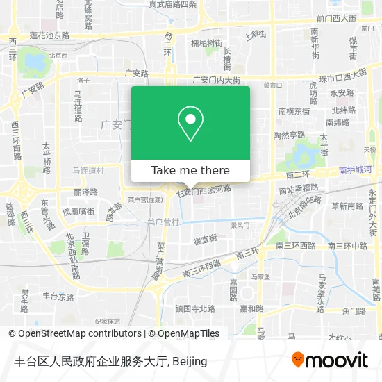 丰台区人民政府企业服务大厅 map