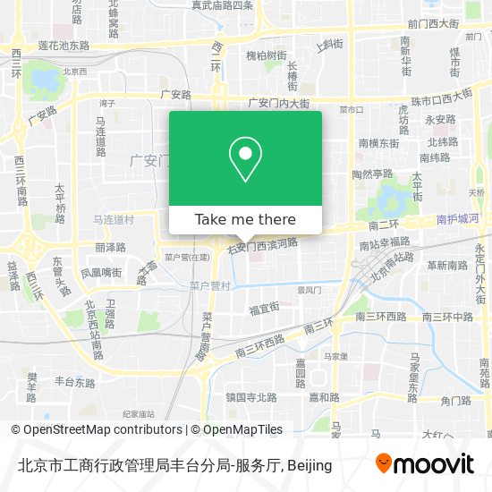 北京市工商行政管理局丰台分局-服务厅 map